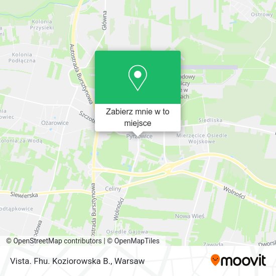 Mapa Vista. Fhu. Koziorowska B.