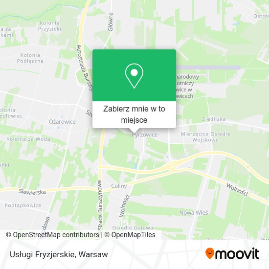 Mapa Usługi Fryzjerskie