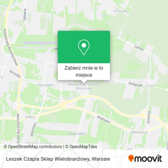 Mapa Leszek Czapla Sklep Wielobranżowy