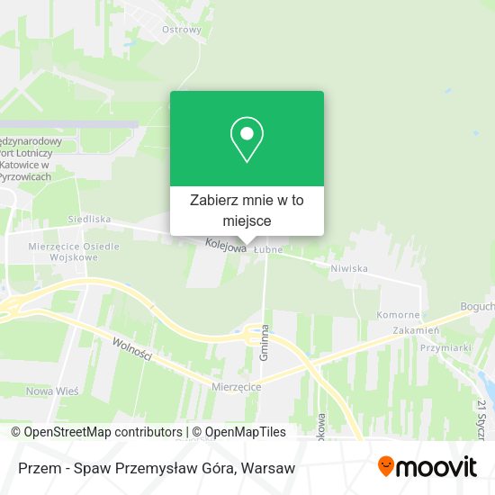 Mapa Przem - Spaw Przemysław Góra