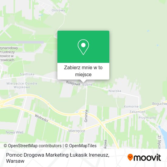 Mapa Pomoc Drogowa Marketing Łukasik Ireneusz