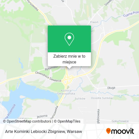 Mapa Arte Kominki Lebiocki Zbigniew