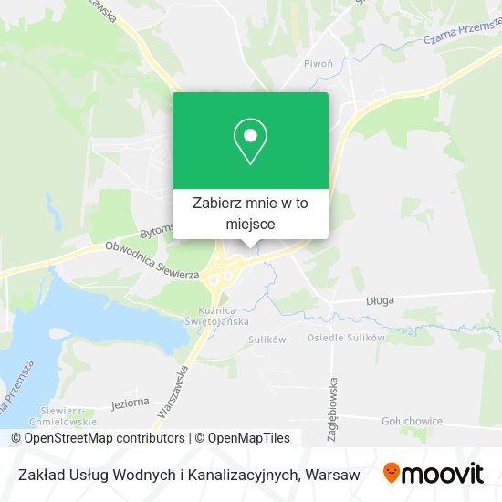 Mapa Zakład Usług Wodnych i Kanalizacyjnych