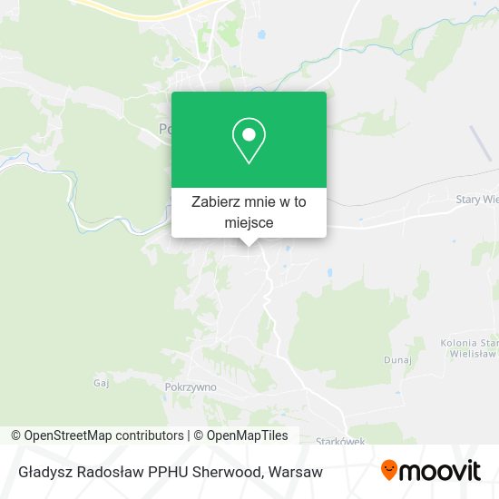 Mapa Gładysz Radosław PPHU Sherwood