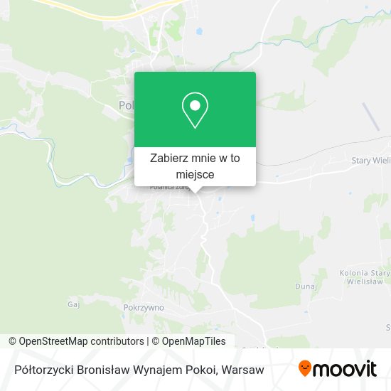 Mapa Półtorzycki Bronisław Wynajem Pokoi