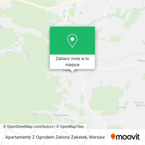 Mapa Apartamenty Z Ogrodem Zielony Zakatek