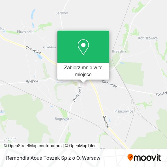 Mapa Remondis Aoua Toszek Sp z o O