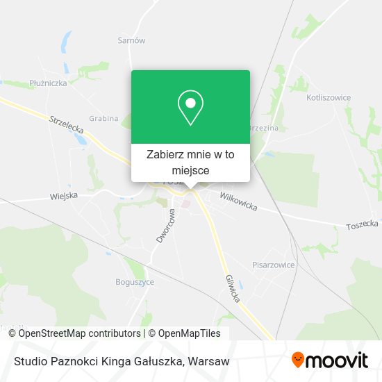 Mapa Studio Paznokci Kinga Gałuszka