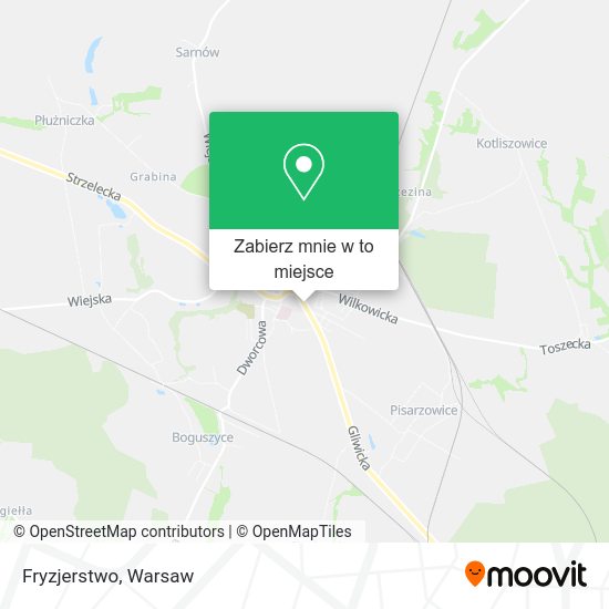 Mapa Fryzjerstwo