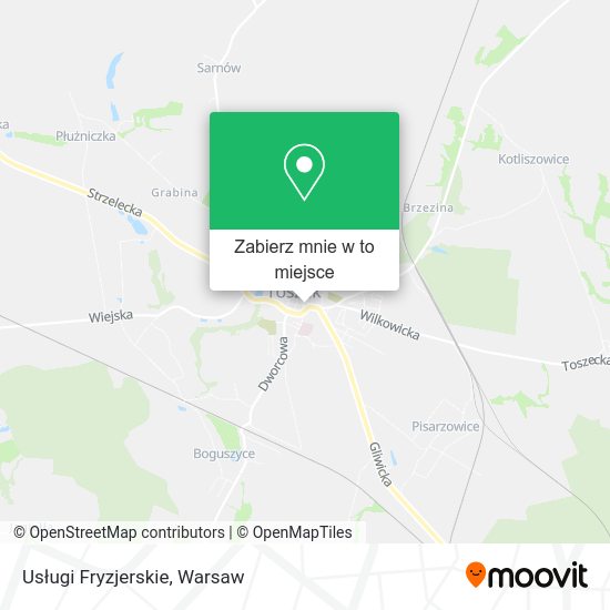 Mapa Usługi Fryzjerskie