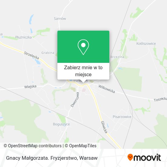 Mapa Gnacy Małgorzata. Fryzjerstwo