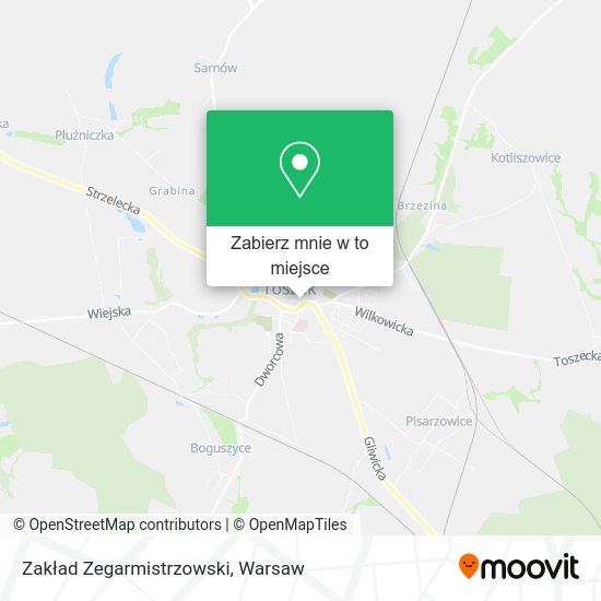 Mapa Zakład Zegarmistrzowski