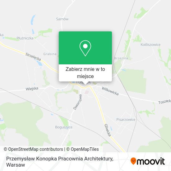 Mapa Przemysław Konopka Pracownia Architektury