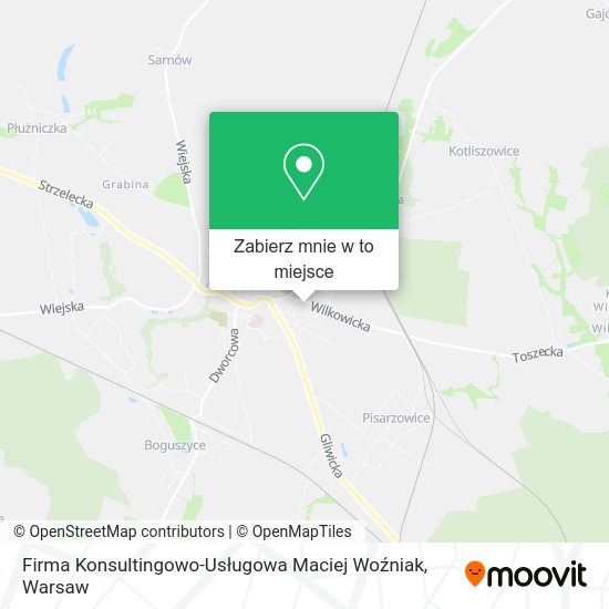 Mapa Firma Konsultingowo-Usługowa Maciej Woźniak