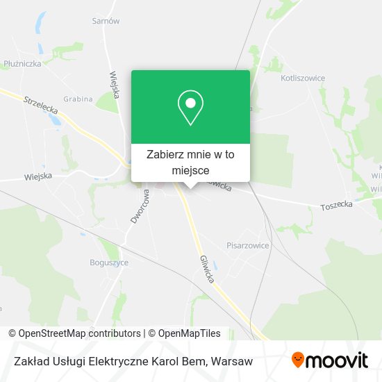 Mapa Zakład Usługi Elektryczne Karol Bem