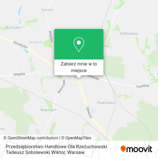 Mapa Przedsiębiorstwo Handlowe Ola Rzeżuchowski Tadeusz Sobolewski Wiktor