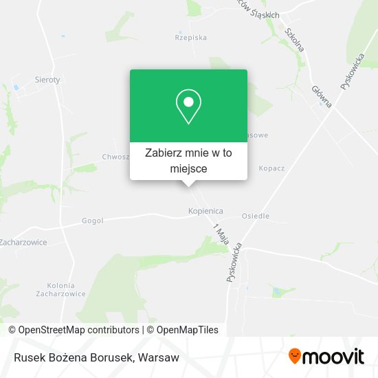 Mapa Rusek Bożena Borusek