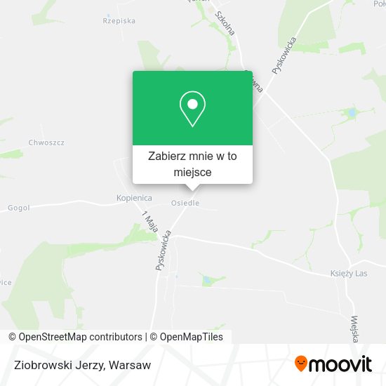 Mapa Ziobrowski Jerzy