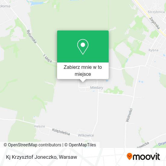 Mapa Kj Krzysztof Joneczko