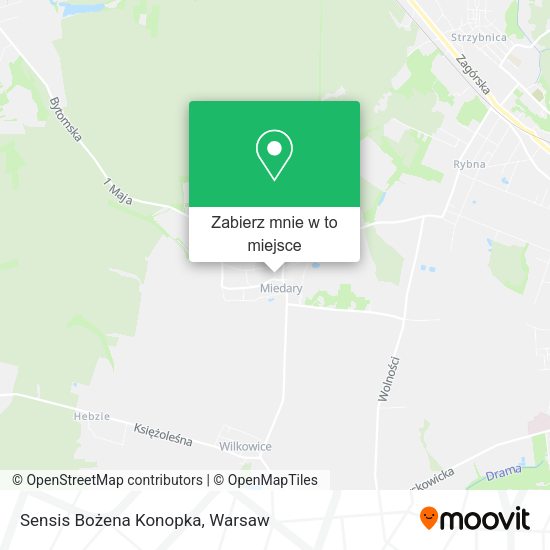 Mapa Sensis Bożena Konopka