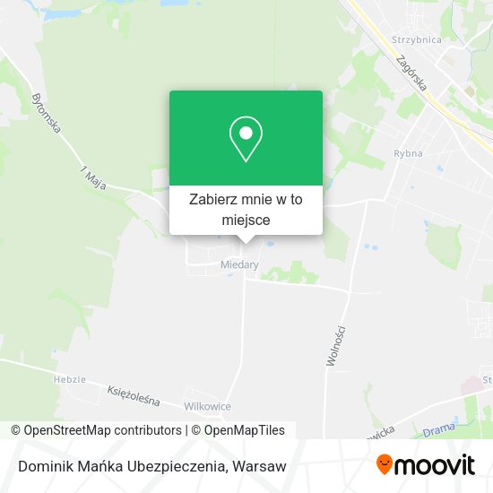 Mapa Dominik Mańka Ubezpieczenia