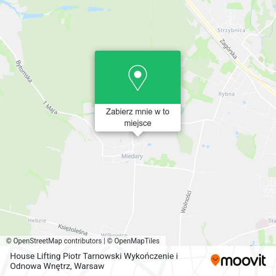 Mapa House Lifting Piotr Tarnowski Wykończenie i Odnowa Wnętrz