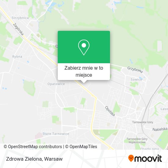 Mapa Zdrowa Zielona