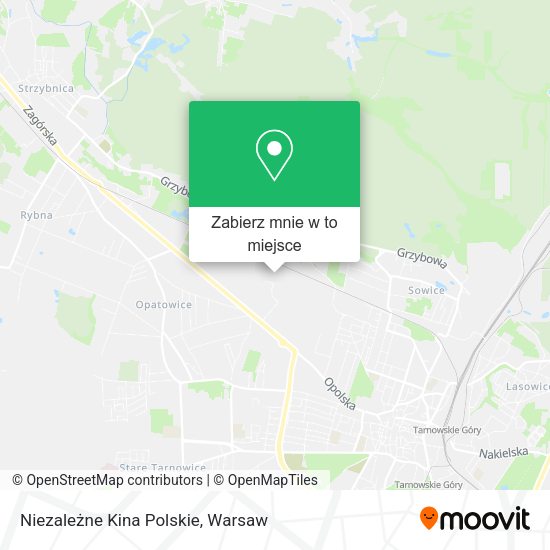 Mapa Niezależne Kina Polskie