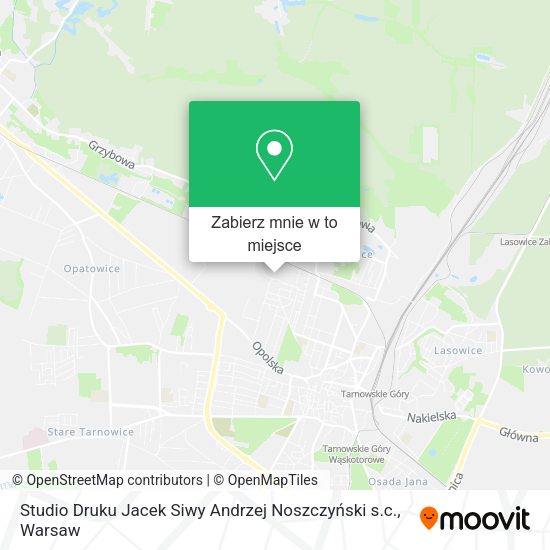 Mapa Studio Druku Jacek Siwy Andrzej Noszczyński s.c.