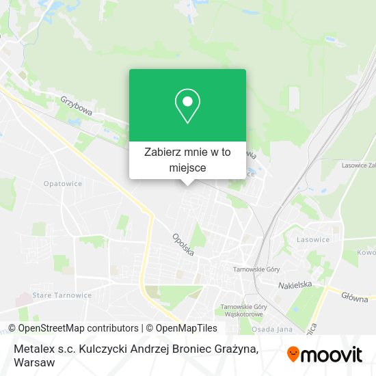 Mapa Metalex s.c. Kulczycki Andrzej Broniec Grażyna