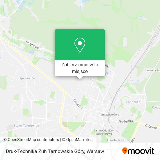 Mapa Druk-Technika Zuh Tarnowskie Góry