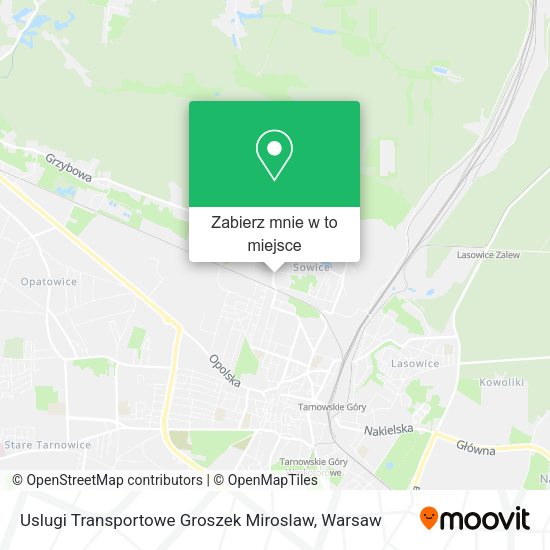 Mapa Uslugi Transportowe Groszek Miroslaw