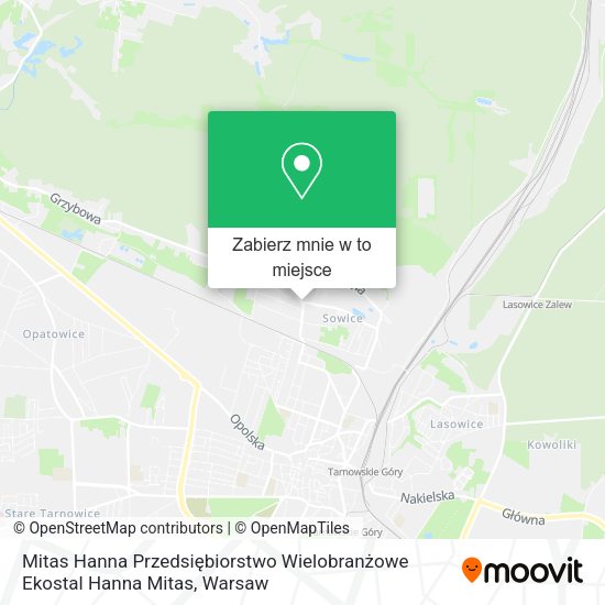 Mapa Mitas Hanna Przedsiębiorstwo Wielobranżowe Ekostal Hanna Mitas