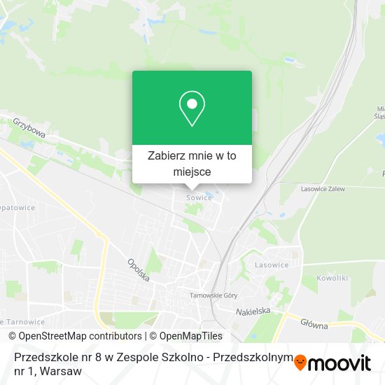 Mapa Przedszkole nr 8 w Zespole Szkolno - Przedszkolnym nr 1