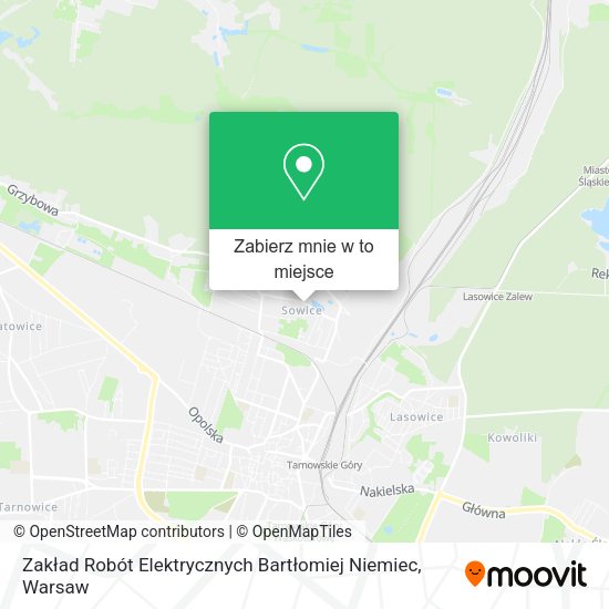 Mapa Zakład Robót Elektrycznych Bartłomiej Niemiec