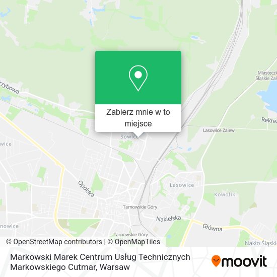 Mapa Markowski Marek Centrum Usług Technicznych Markowskiego Cutmar