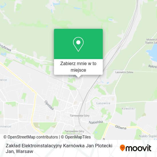 Mapa Zakład Elektroinstalacyjny Karnówka Jan Plotecki Jan