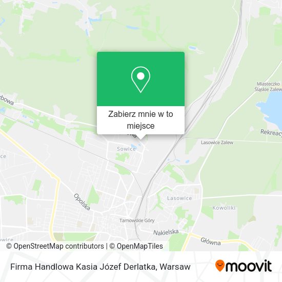 Mapa Firma Handlowa Kasia Józef Derlatka