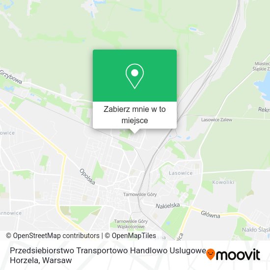 Mapa Przedsiebiorstwo Transportowo Handlowo Uslugowe Horzela