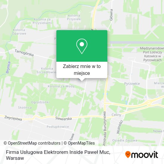 Mapa Firma Usługowa Elektrorem Inside Paweł Muc