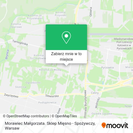 Mapa Morawiec Małgorzata. Sklep Mięsno - Spożywczy