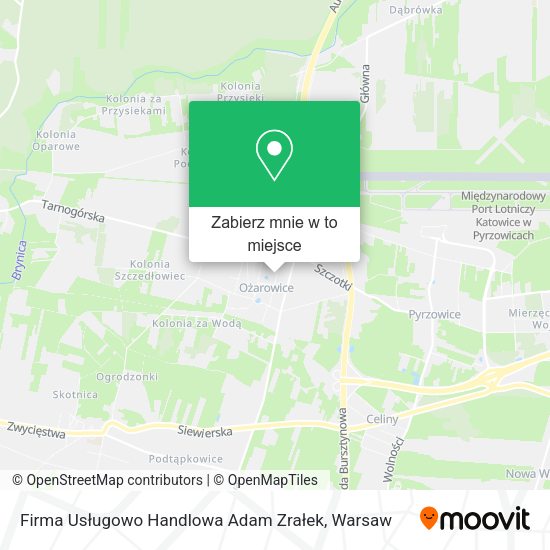 Mapa Firma Usługowo Handlowa Adam Zrałek