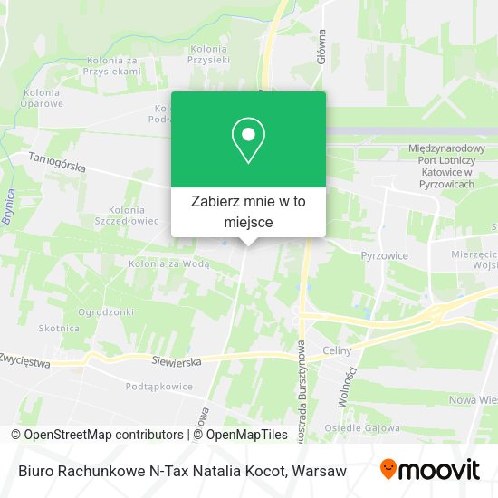 Mapa Biuro Rachunkowe N-Tax Natalia Kocot