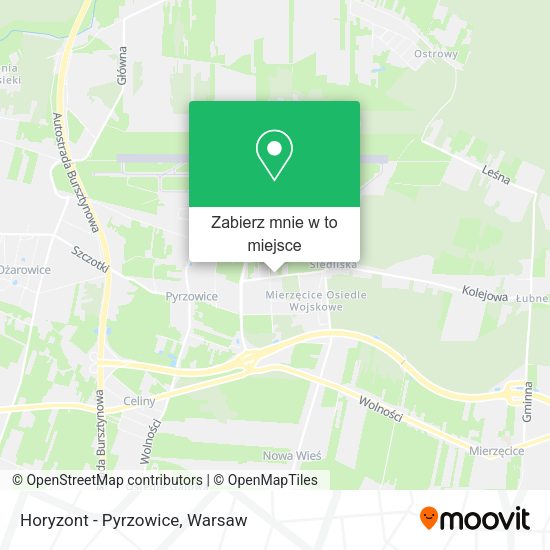 Mapa Horyzont - Pyrzowice