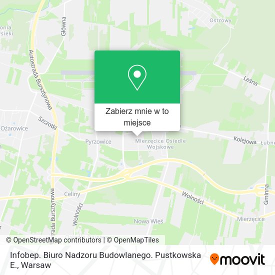 Mapa Infobep. Biuro Nadzoru Budowlanego. Pustkowska E.