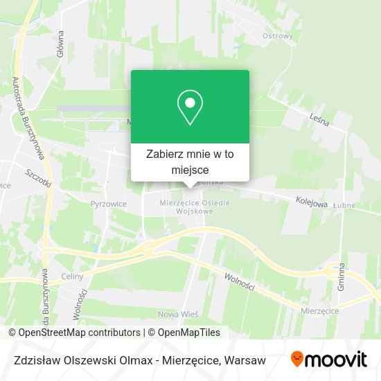 Mapa Zdzisław Olszewski Olmax - Mierzęcice