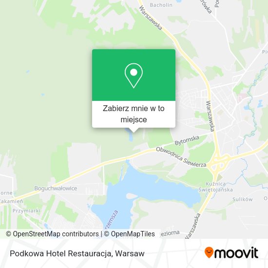 Mapa Podkowa Hotel Restauracja