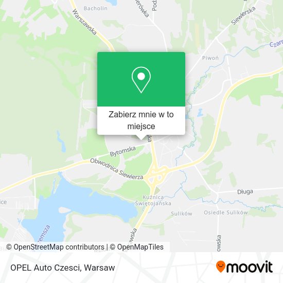 Mapa OPEL Auto Czesci