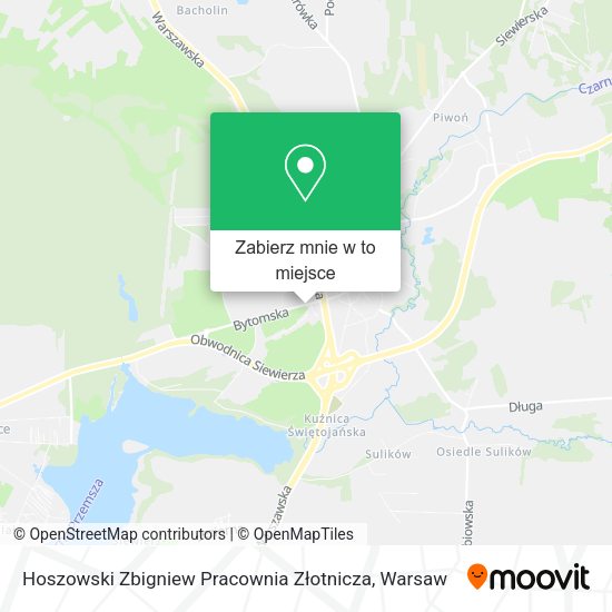 Mapa Hoszowski Zbigniew Pracownia Złotnicza