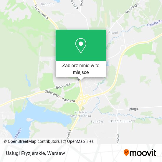 Mapa Usługi Fryzjerskie